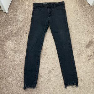 AG Farrah high rise skinny ankle jean